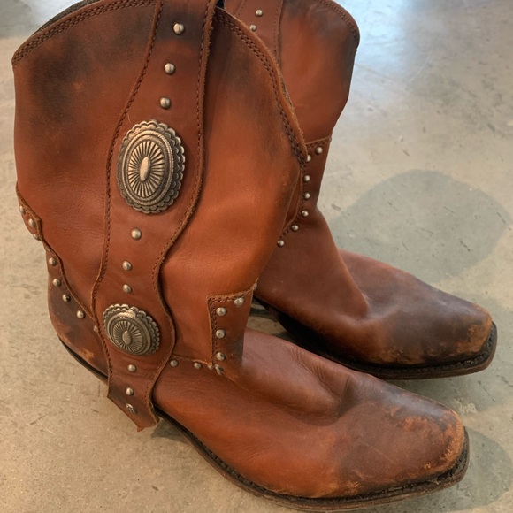 Shoes - Studded Western Boots